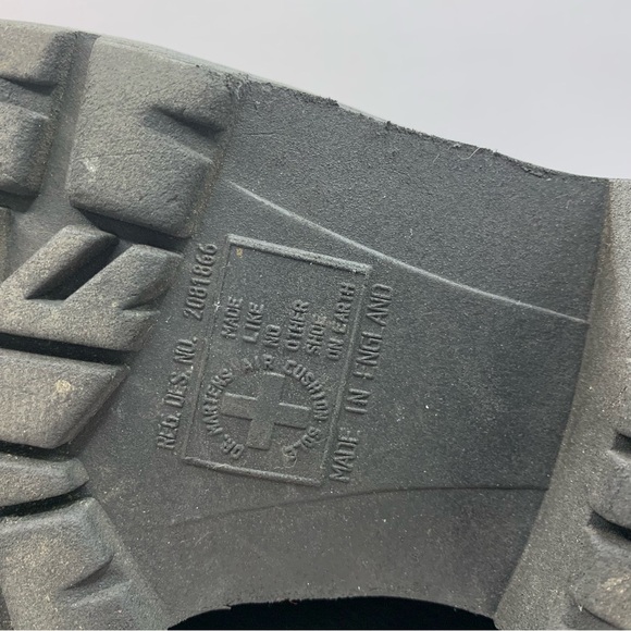 Dr. Martens 90s Black Boots 9275 Made in England Size US 7 Y2K combat ankle - Picture 8 of 8